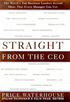 Book cover for Straight from the CEO