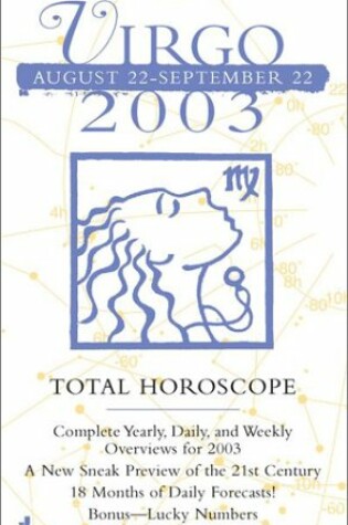 Cover of Total Horoscopes 2003: Virgo