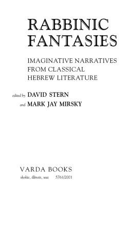 Book cover for Rabbinic Fantasies