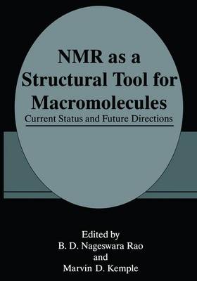 Book cover for NMR as a Structural Tool for Macromolecules