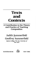 Book cover for Texts and Contexts