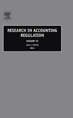 Cover of Research in Accounting Regulation