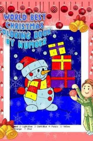 Cover of World Best Christmas Coloring Book by Number