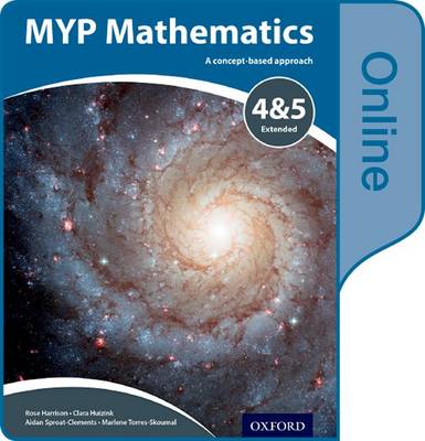 Book cover for MYP Mathematics 4 & 5 Extended: Online Course Book