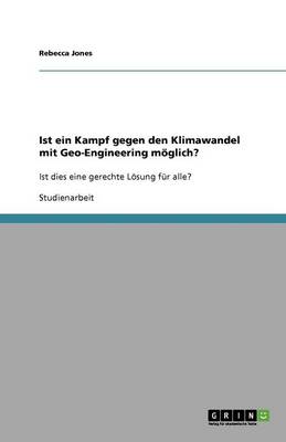 Book cover for Ist ein Kampf gegen den Klimawandel mit Geo-Engineering möglich?