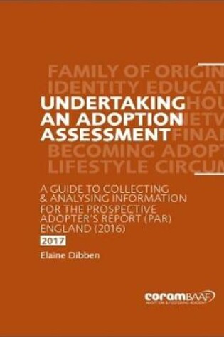 Cover of Undertaking an adoption assessment