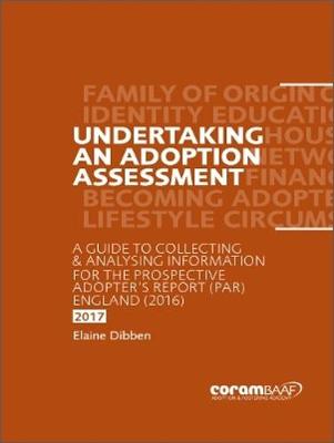 Book cover for Undertaking an adoption assessment