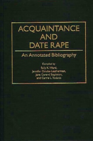 Cover of Acquaintance and Date Rape