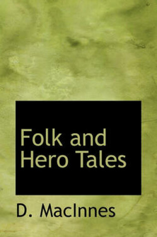 Cover of Folk and Hero Tales