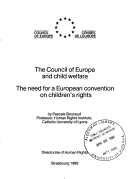 Book cover for The Council of Europe and Child Welfare