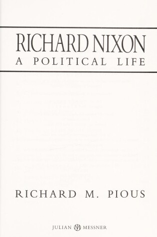 Cover of Richard Nixon