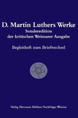 Cover of D. Martin Luthers Werke. Weimarer Ausgabe (Sonderedition)