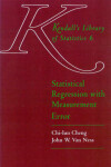 Book cover for Statistical Regression with Measurement Error