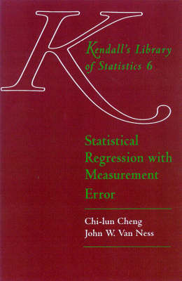 Cover of Statistical Regression with Measurement Error