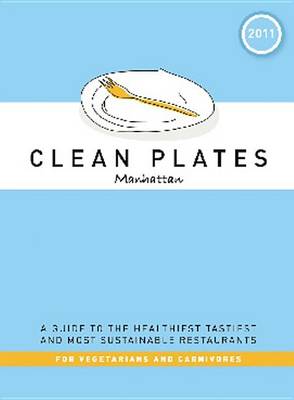 Book cover for Clean Plates Manhattan 2011