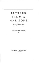 Book cover for Letters from a War Zone