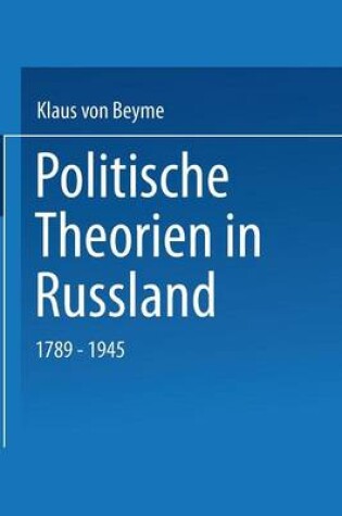 Cover of Politische Theorien in Russland