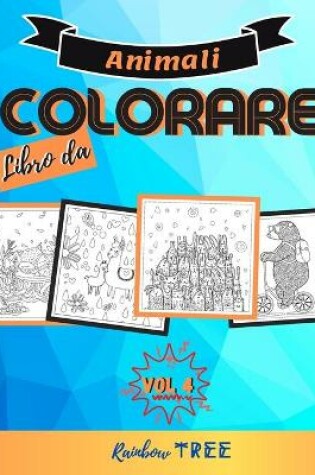 Cover of Libro da colorare animali - Vol 4