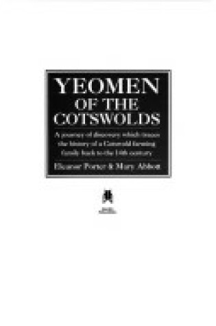 Cover of Yeomen of the Cotswolds