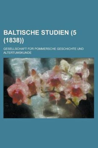 Cover of Baltische Studien (5 (1838))