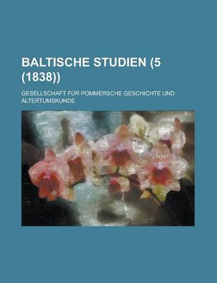 Book cover for Baltische Studien (5 (1838))