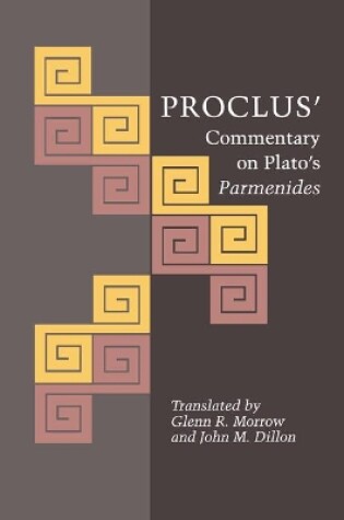 Cover of Proclus' Commentary on Plato's Parmenides