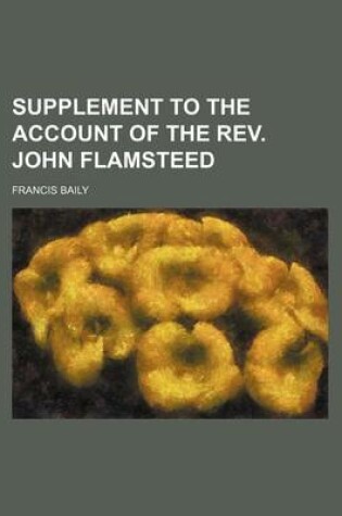 Cover of Supplement to the Account of the REV. John Flamsteed