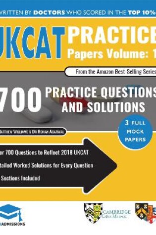 Cover of UKCAT Practice Papers Volume One
