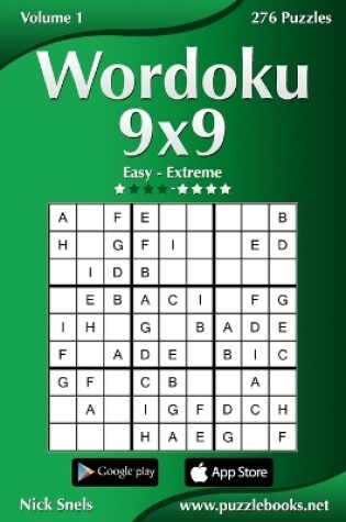 Cover of Wordoku 9x9 - Easy to Extreme - Volume 1 - 276 Puzzles