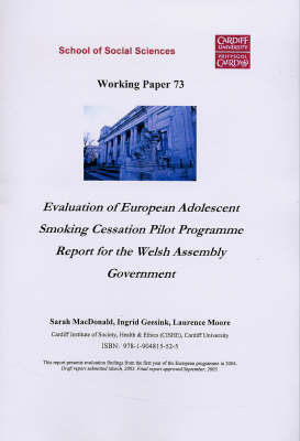 Cover of Evaluation of European Adolescent Smoking Cessation Pilot Programme