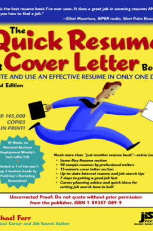 Cover of The Quick Resume & Cover Letter Book