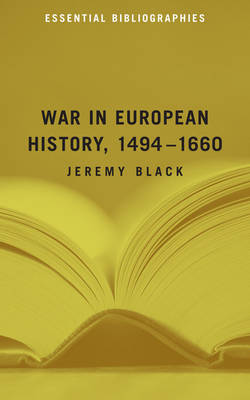 Book cover for War in European History, 1494-1660