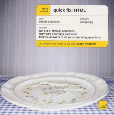 Book cover for Teach Yourself Quick Fix HTML