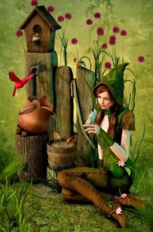 Cover of Well-Spring woodland Elf Grid Notebook