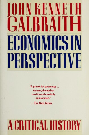 Cover of Economics in Perspective