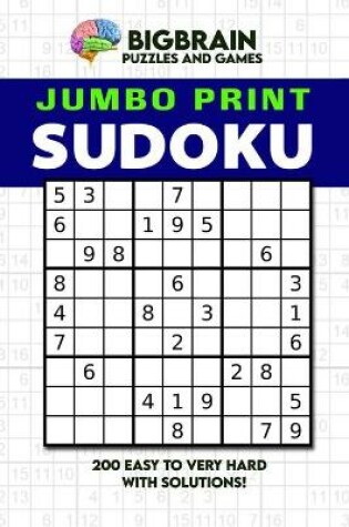 Cover of Big Brain Puzzle Sudoku Jumbo Print