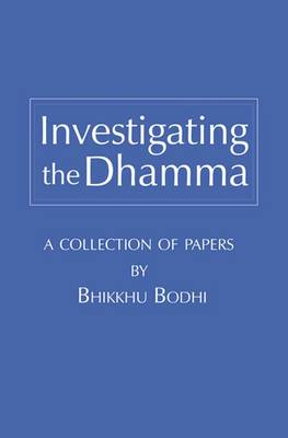 Book cover for Investigating the Dhamma