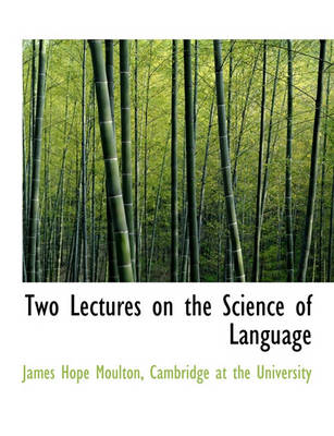 Book cover for Two Lectures on the Science of Language