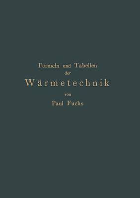 Book cover for Formeln und Tabellen der Wärmetechnik