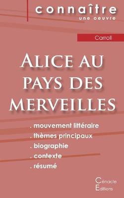 Book cover for Fiche de lecture Alice au pays des merveilles de Lewis Carroll (Analyse litteraire de reference et resume complet)