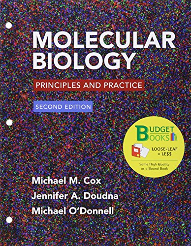 Cover of Loose-Leaf Version for Molecular Biology: Principles and Practice 2e & Launchpad for Cox's Molecular Biology (6 Month Access)