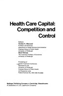 Book cover for Health Care Capital