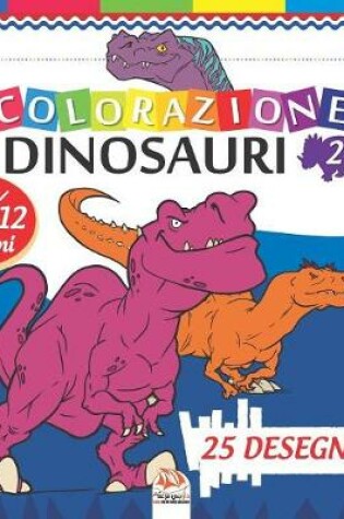 Cover of colorazione dinosauri 2