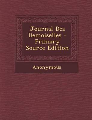 Book cover for Journal Des Demoiselles