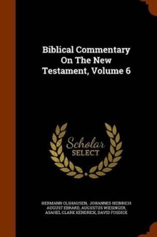 Cover of Biblical Commentary on the New Testament, Volume 6