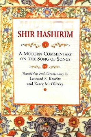 Cover of Shir HaShirim: A Modern Commentary on Song of Songs