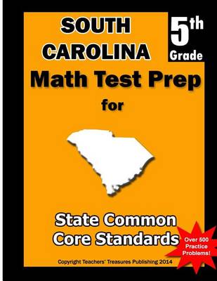 Book cover for South Carolina 5th Grade Math Test Prep