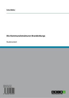 Book cover for Die Kommunalstrukturen Brandenburgs