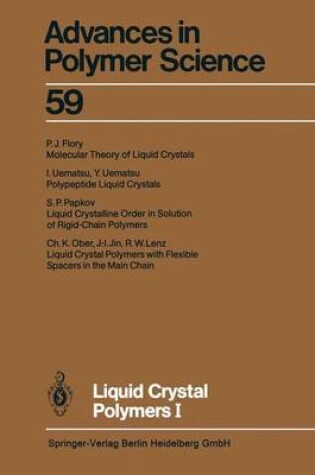 Cover of Liquid Crystal Polymers I