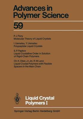 Book cover for Liquid Crystal Polymers I